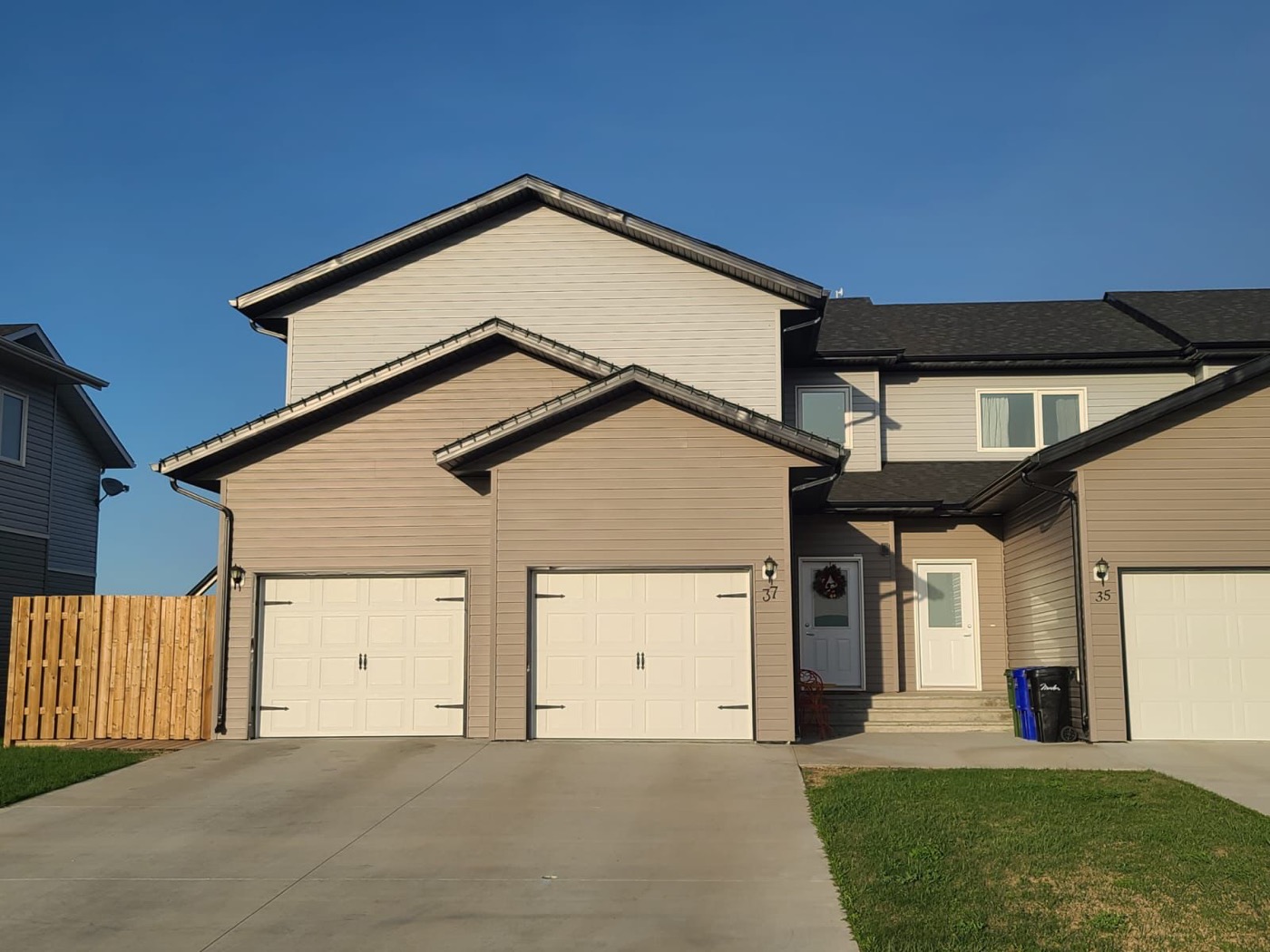Triplex Collection: modern triplex building front